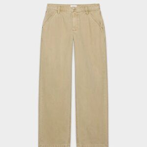 Aritzia Low-rise cotton canvas carpenter pants